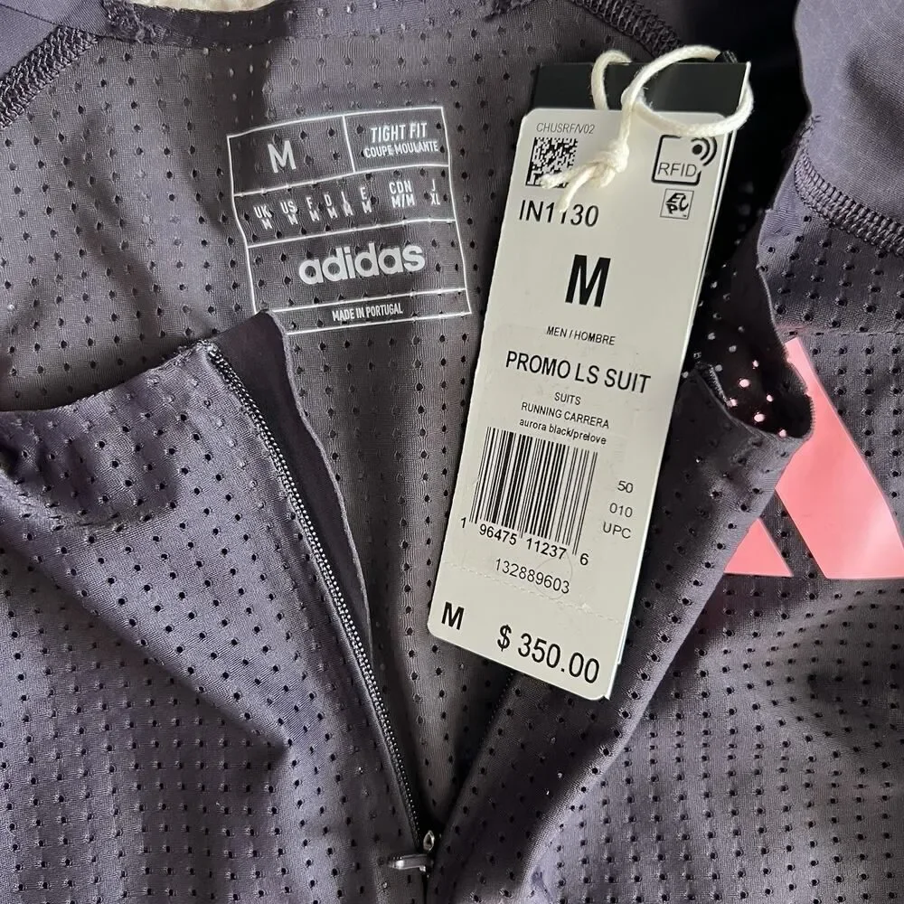 Adidas 2024 Pro Elite Team Promo LS Speedsuit Purple Men's Sz Medium IN1130 $350
